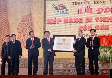 Con Son Kiep Bac erhält die Urkunde für besondere Nationalgedenkstätte - ảnh 1