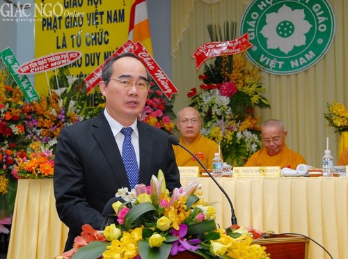 Verstärkung der Solidarität des Buddhismus Vietnams mit dem der anderen Länden - ảnh 1