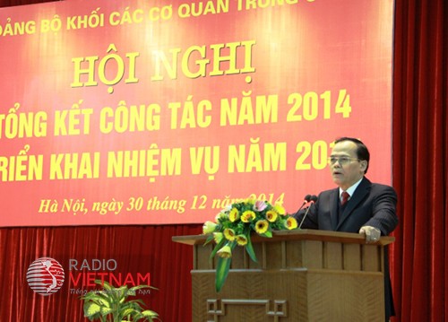 Parteileitung der KPV-Behörden setzen Aufgaben für 2015 - ảnh 1