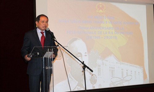 Botschaften Vietnams feiern den 70. Jahrestag der Augustrevolution und des Nationalfeiertags - ảnh 1