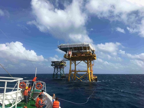 Neujahrsfest Tet für Offiziere und Soldaten des Wachturms DK1 - ảnh 6