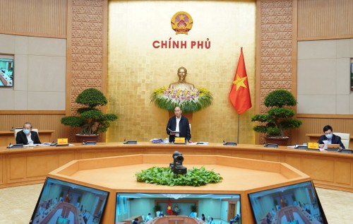 Regierungssitzung über Maßnahmen zur Bekämpfung der Covid-19 - ảnh 1