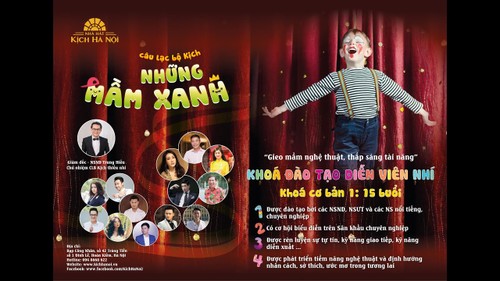 Vorstellung des Kindertheaterklubs „Grüne Keime“ - ảnh 1