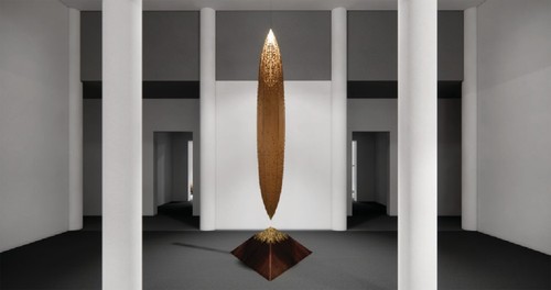 Ausstellung über das Reiskorn des Bildhauers Bui Hai Son - ảnh 1