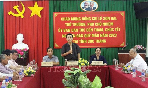 Neujahrsfest Tet: Besuche der Spitzenpolitiker der Partei und des Staates in Provinzen - ảnh 1