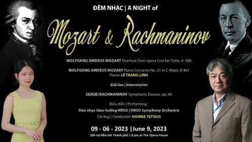 Klaviertalent Le Trang Linh spielt im Mozart- und Rachmaninow-Konzert - ảnh 1