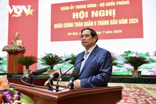 Premierminister Pham Minh Chinh nennt Militär- und Verteidigungsaufgaben  - ảnh 1