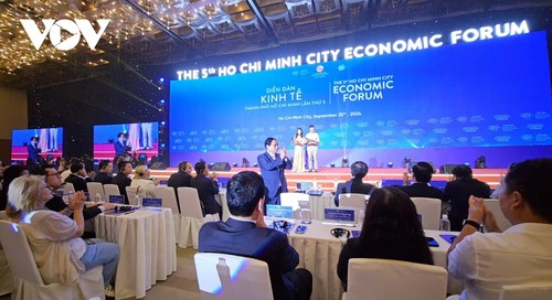 Premierminister Pham Minh Chinh nimmt am Wirtschaftsforum von Ho-Chi-Minh-Stadt 2024 teil - ảnh 1