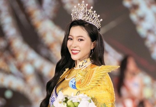 Nguyen Ngoc Kieu Duy ist Miss National Vietnam 2024 - ảnh 1