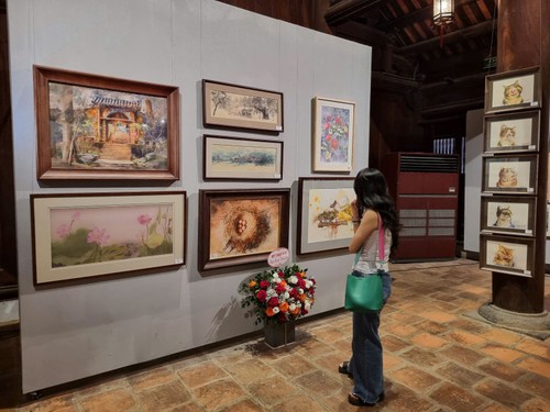 „Verbindung“: Ausstellung für aquarelle Gemälde  - ảnh 1