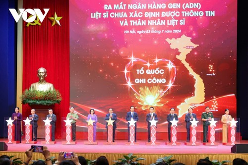 DNA bank for unidentified martyrs launched  - ảnh 1