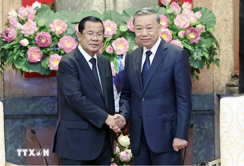 President of Cambodian People’s Party congratulates Party General Secretary, State President To Lam - ảnh 1