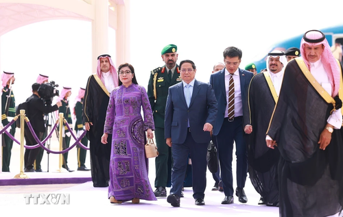 PM arrives in Riyadh, beginning working visit to Saudi Arabia - ảnh 1