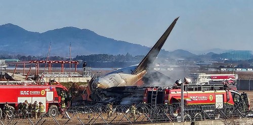 Fiery plane crash kills 179 in worst airline disaster in South Korea - ảnh 1