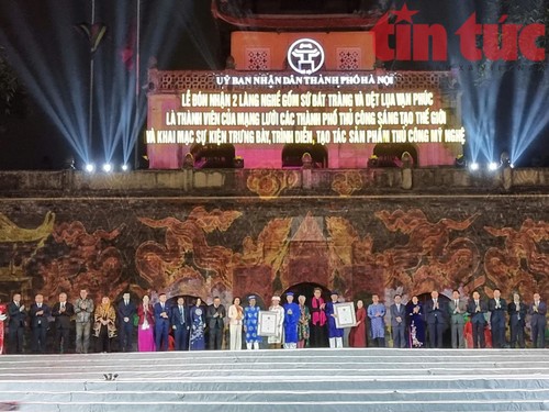Bat Trang, Van Phuc villages become official members of Global Network of Creative Craft Cities - ảnh 1