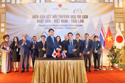 Forum promotes Japan-Vietnam-Thailand trade and tourism connectivity - ảnh 1