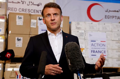 Macron says France could recognize Palestinian state in June - ảnh 1