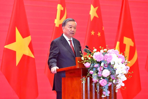 Top leaders of Vietnam, China attend people-to-people friendship exchange  - ảnh 1