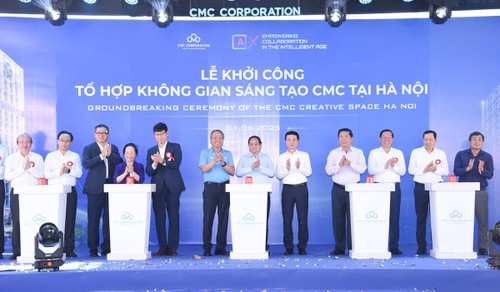 CMC begins construction of 300 million USD tech hub in Hanoi - ảnh 1