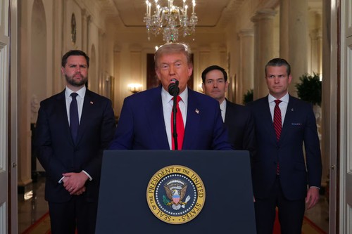 Trump says Iran's key nuclear sites 'obliterated' by US airstrikes - ảnh 1