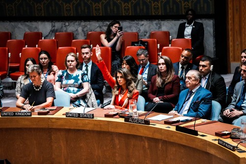 US casts 6th veto at United Nations over conflict in Gaza - ảnh 1