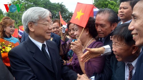 เลขาธิการใหญ่พรรคคอมมิวนิสต์เวียดนามเสร็จสิ้นการเยือนไทยด้วยผลสำเร็จอย่างงดงาม - ảnh 1