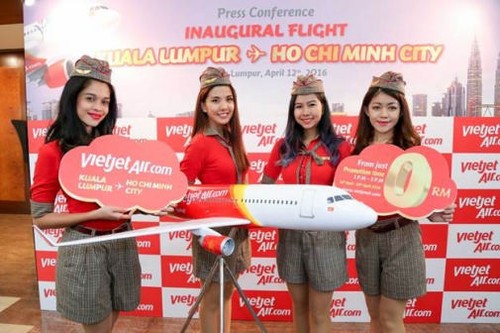 Vietjet Air เปิดเที่ยวบินตรงนครโฮจิมินห์-กัวลาลัมเปอร์ - ảnh 1