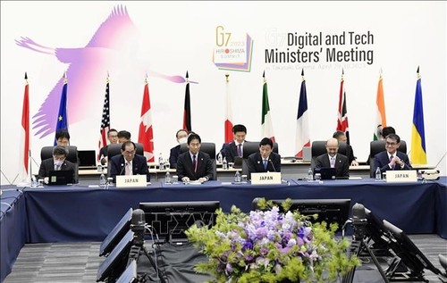 กลุ่ม G7 เห็นพ้องผลักดันการใช้ AI อย่างมีความรับผิดชอบ - ảnh 1