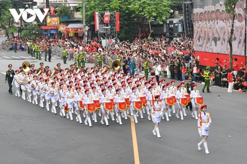 พิธีเดินสวนสนามและขบวนพาเหรดเฉลิมฉลองครบรอบ 80 ปีวันชาติเวียดนาม 2 กันยายน - ảnh 20