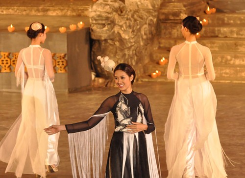 Das Hue Festival 2012 mit der Präsentation der vietnamesischen Trachten Ao Dai - ảnh 7