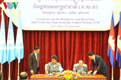 Landkarten von Kambodscha sind identisch mit der der UNO - ảnh 1