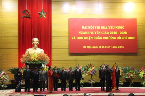 Konferenz über patriotische Wettbewerbe der Abteilung für Aufklärung und Erziehung der Partei - ảnh 1