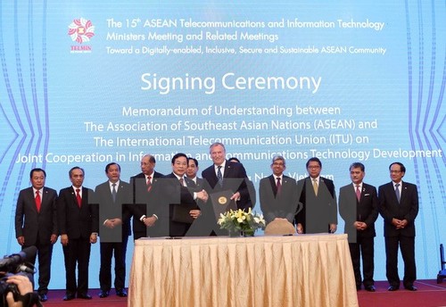 Absichtserklärung über Zusammenarbeit zwischen ASEAN und ITU - ảnh 1