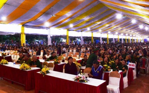 Gebetszeremonie für gefallene Soldaten - ảnh 1