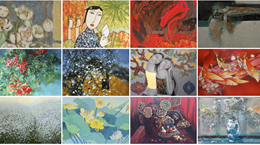 Ausstellung und Auktion der Bilder per Online zur Unterstützung der Bekämpfung von Covid-19 - ảnh 1