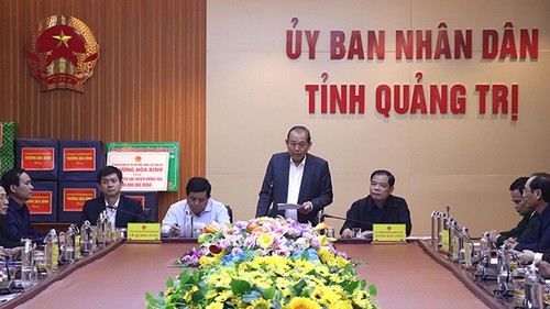 Quang Tri ist auf Taifun Saudel vorbereitet - ảnh 1