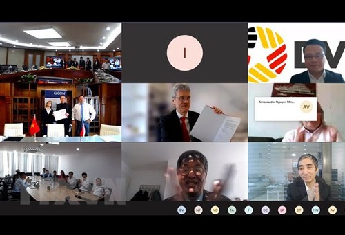 Deutsches Unternehmen GICON unterzeichnet Vereinbarung mit vietnamesischem Forschungsinstitut für Erdöl und Erdgas - ảnh 1