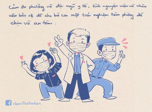 Einzigartigkeit der  18 Bilder über Tagebuch bei Impfung gegen COVID-19 - ảnh 1