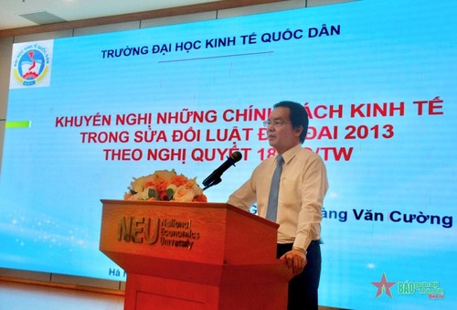 Empfehlungen für Wirtschaftspolitik zur Änderung des Bodengesetzes 2013 - ảnh 1