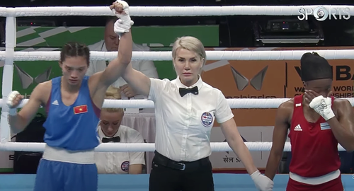  Nguyen Thi Tam kommt ins Viertelfinal der Box-Weltmeisterschaft in Indien - ảnh 1
