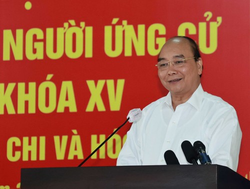 Presidente vietnamita se reúne con votantes de Ciudad Ho Chi Minh - ảnh 1