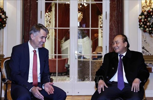 Sigue agenda del presidente de Vietnam en Suiza - ảnh 1