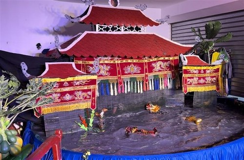 Presentan marionetas acuáticas vietnamitas al público francés - ảnh 1