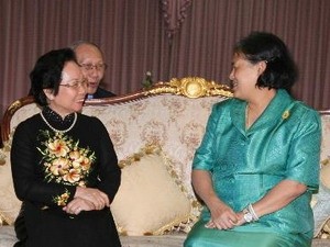 Vicepresidenta vietnamita inicia visita a Tailandia - ảnh 1