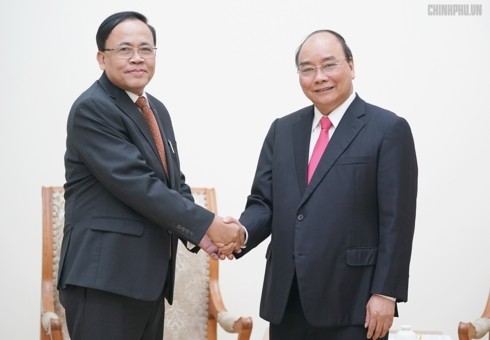 Nguyên Xuân Phuc reçoit U Kyaw Tin - ảnh 1