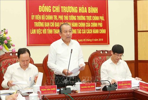 Truong Hoà Binh en déplacement à Thanh Hoa - ảnh 1