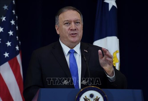 Mike Pompeo s'est entretenu avec le président du Parlement irakien Mohammed al-Halboussi - ảnh 1