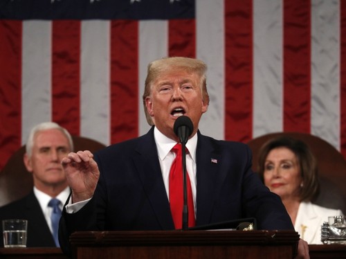 Donald Trump prononce le dernier discours sur l’état de l’Union de son mandat - ảnh 1