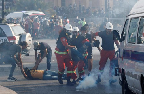 Liban : décès d'un policier et une centaine de blessés en marge des manifestations - ảnh 1