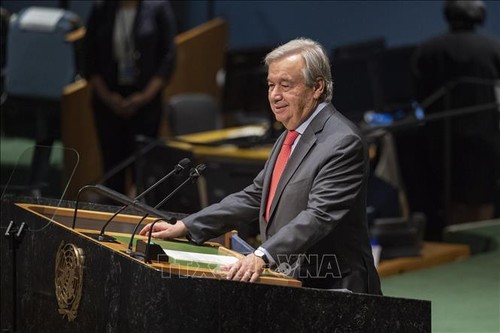 La seule façon d'éliminer le risque nucléaire est de mettre fin à ce type d'armes, affirme António Guterres  - ảnh 1